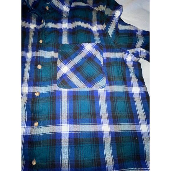 Ambiance Cotton / Rayon Plaid Shirt - Women's‎ Size 1XL - Very Soft! - Picture 3 of 7